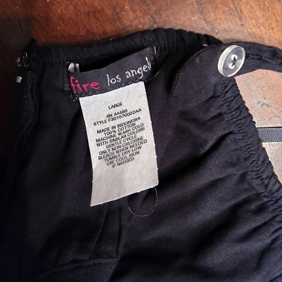 FIRE LA front ruffle dress L - Picture 8 of 9